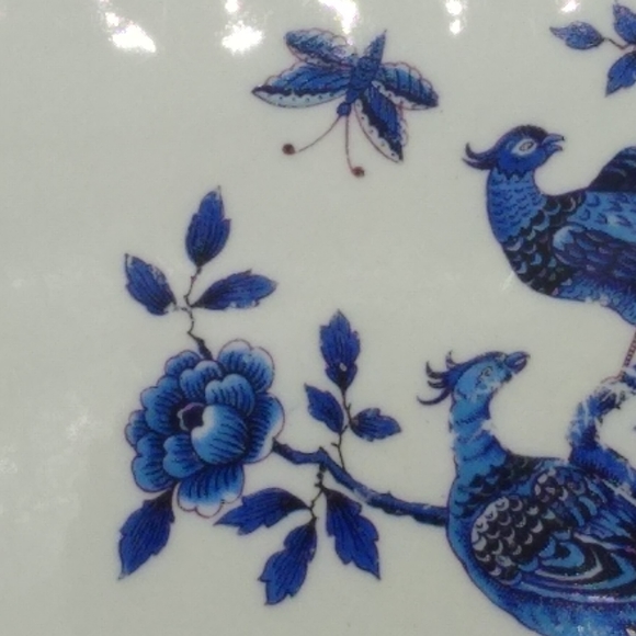 WS George Bolero Pheasant Floral Serving Platter Vintage Signed Numbered Rare - Picture 3 of 11